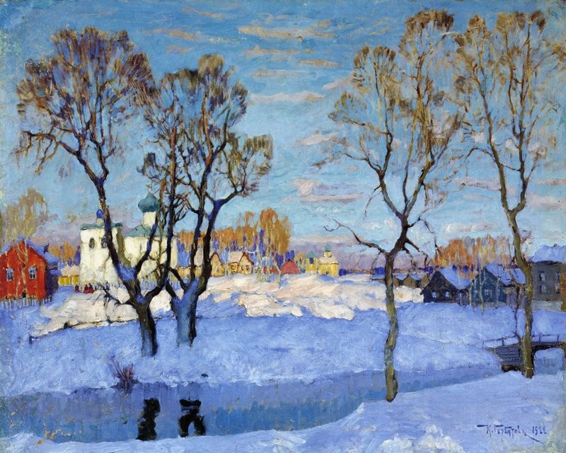 Early Spring in Pskov by Konstantin Gorbatov
