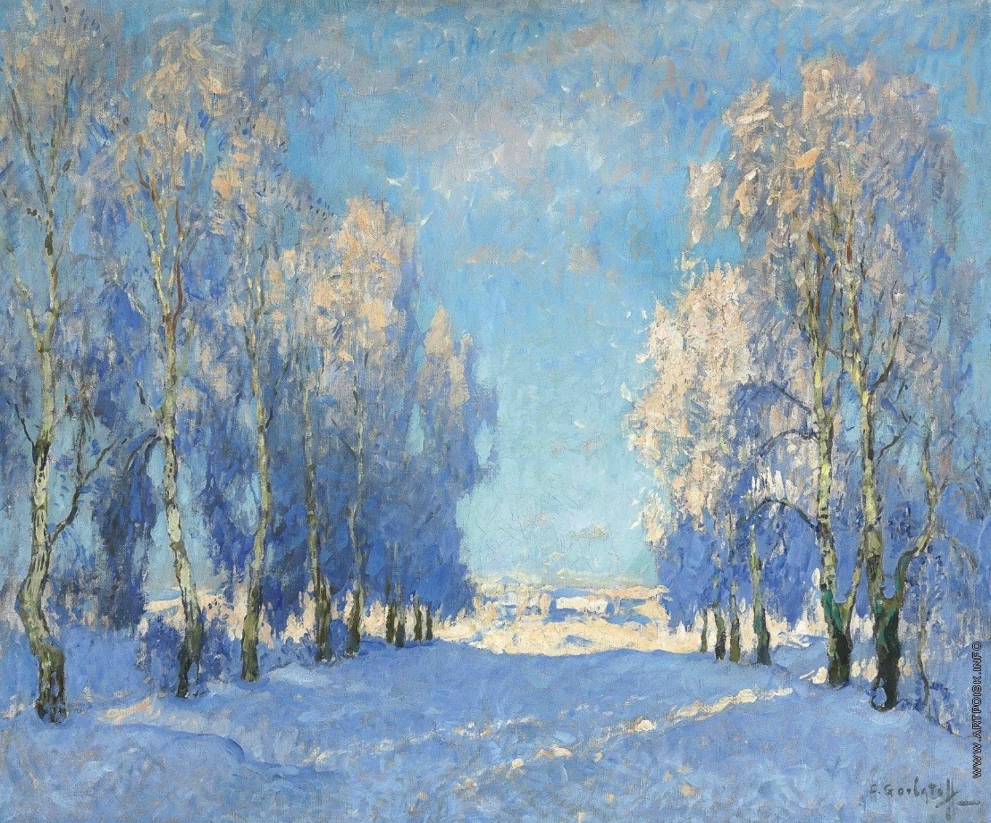 Winter Day by Konstantin Gorbatov