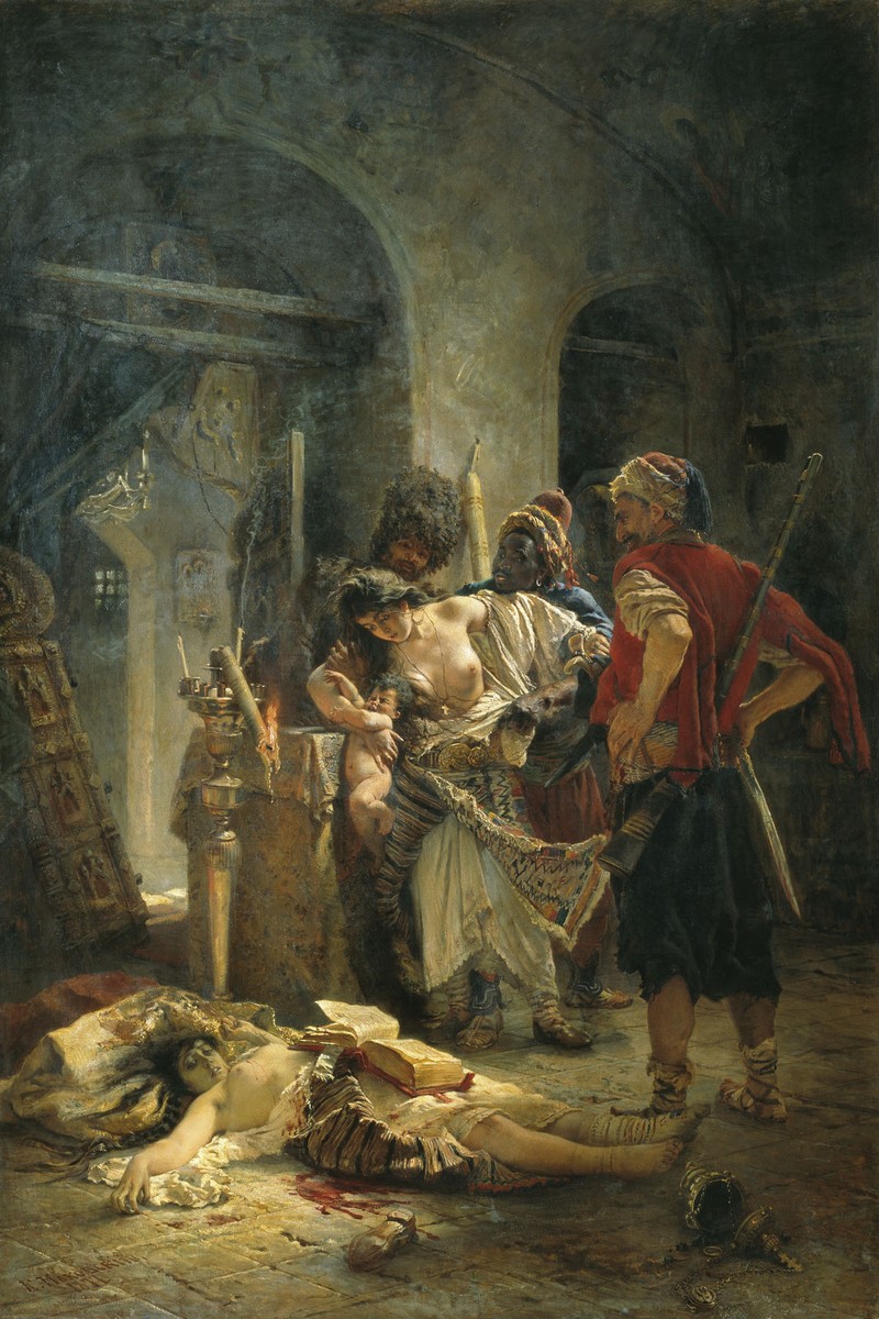 The Bulgarian Martyresses by Konstantin Makovsky