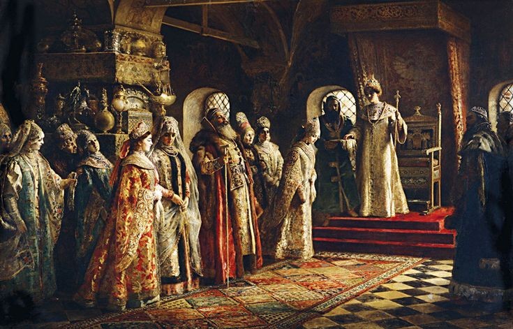 The choice of a bride by Alexis of Russia by Konstantin Makovsky