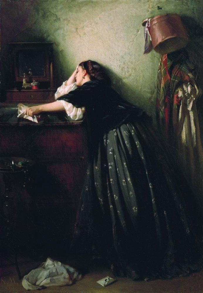 Widow by Konstantin Makovsky