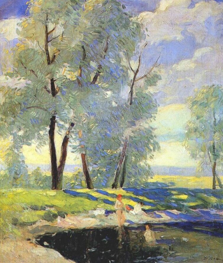 Bathing by Konstantin Yuon