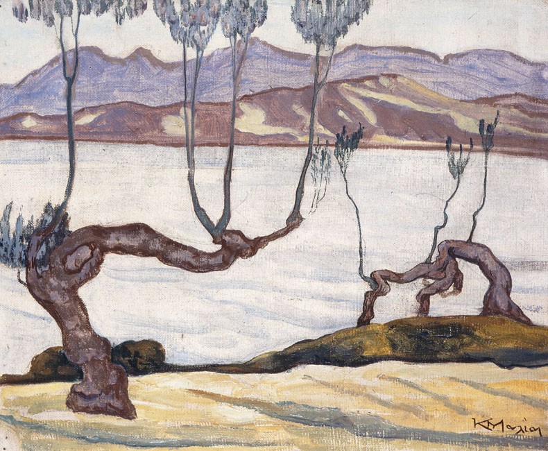 Landscape of Aswan on the Nile by Konstantinos Maleas