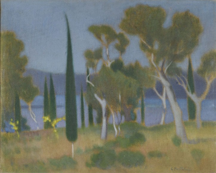 Landscape by Konstantinos Parthenis