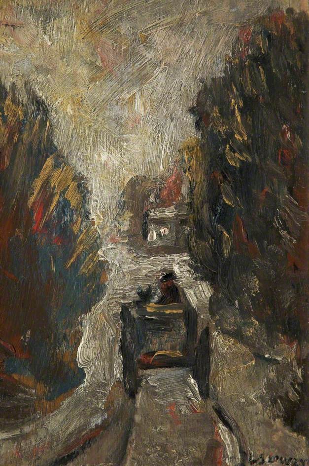 Country Lane by L. S. Lowry
