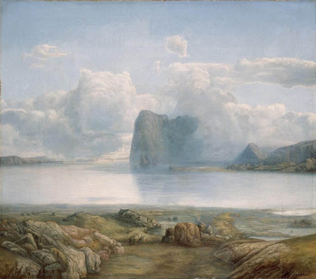 Island Borgøya by Lars Hertervig