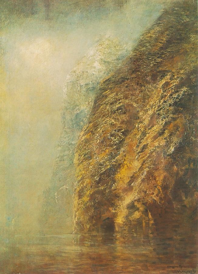View of Dunajec by Laszlo Mednyanszky
