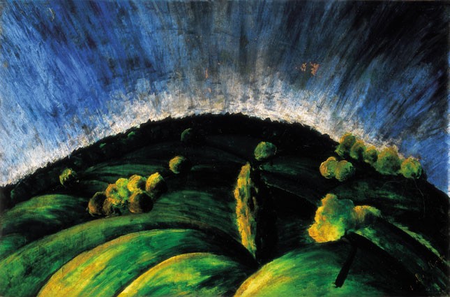 Mountains of Buda by Laszlo Moholy-Nagy
