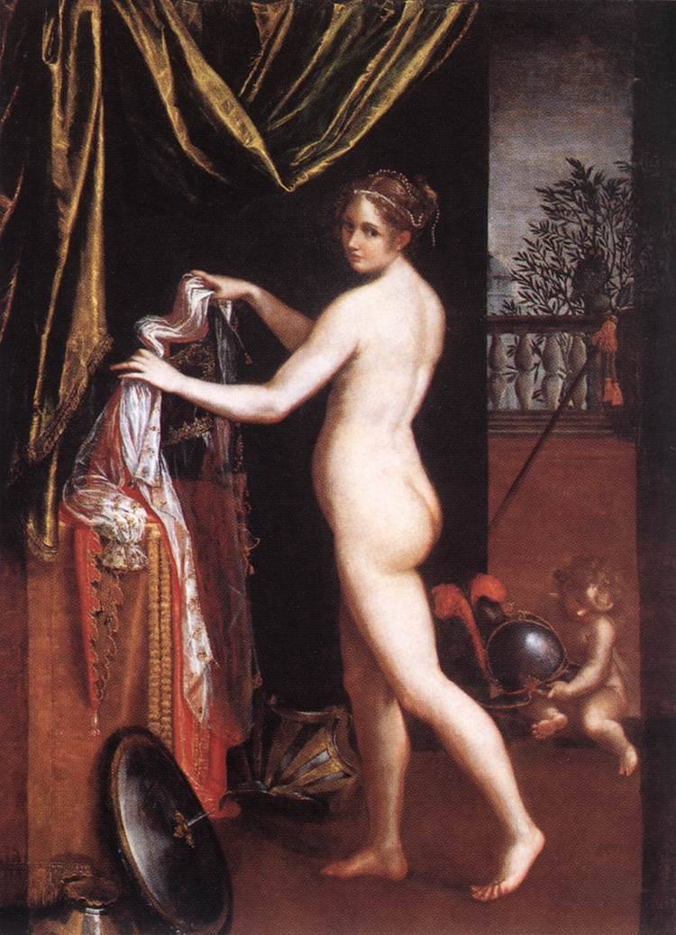 Minerva Dressing by Lavinia Fontana