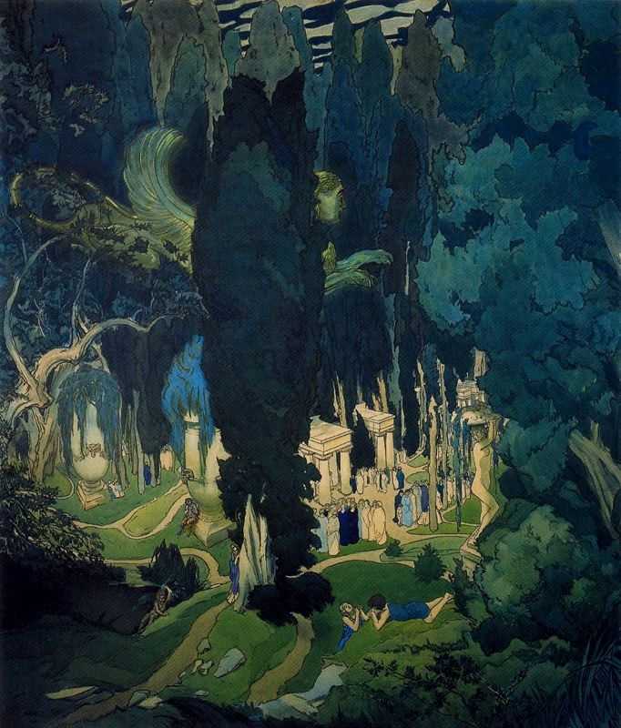 Elisium by Leon Bakst