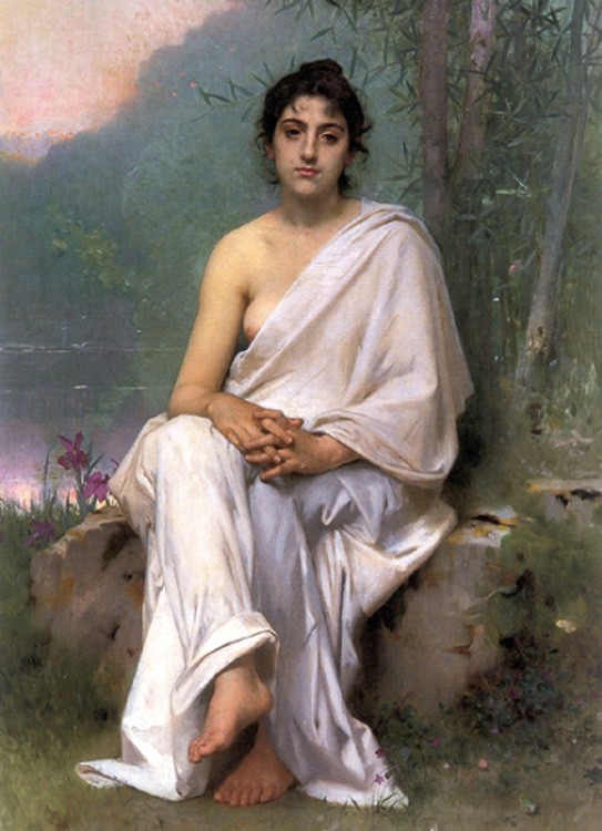 Meditation by Léon Bazile Perrault