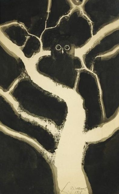 Hibou by Leon Spilliaert