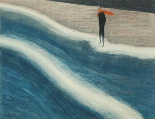 Young Man with Red Scarf by Leon Spilliaert