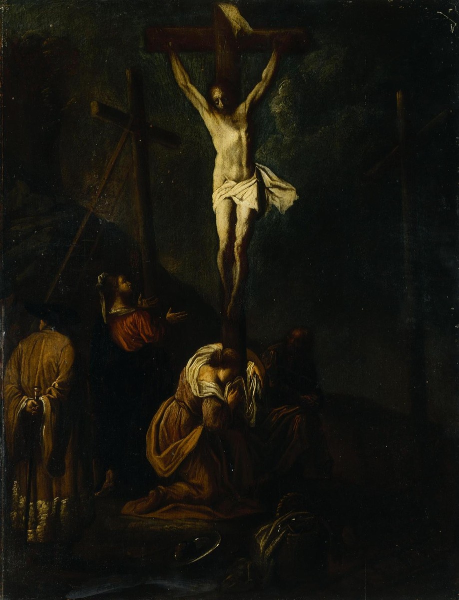 Crucifixion by Leonaert Bramer