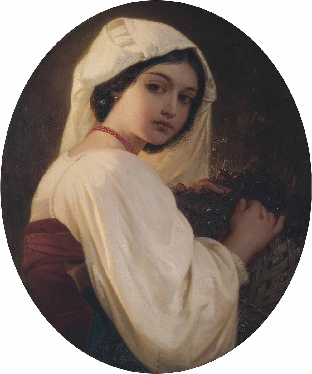 The grape harvester by Leopold Pollak