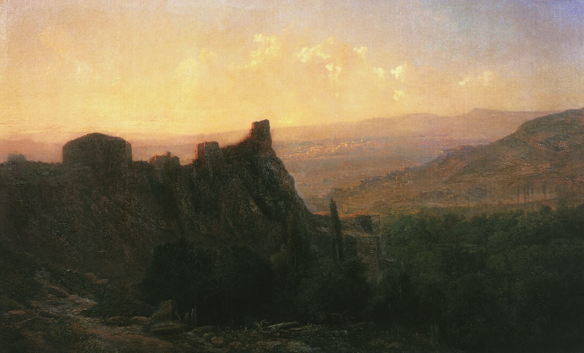 View of Tiflis by Lev Lagorio