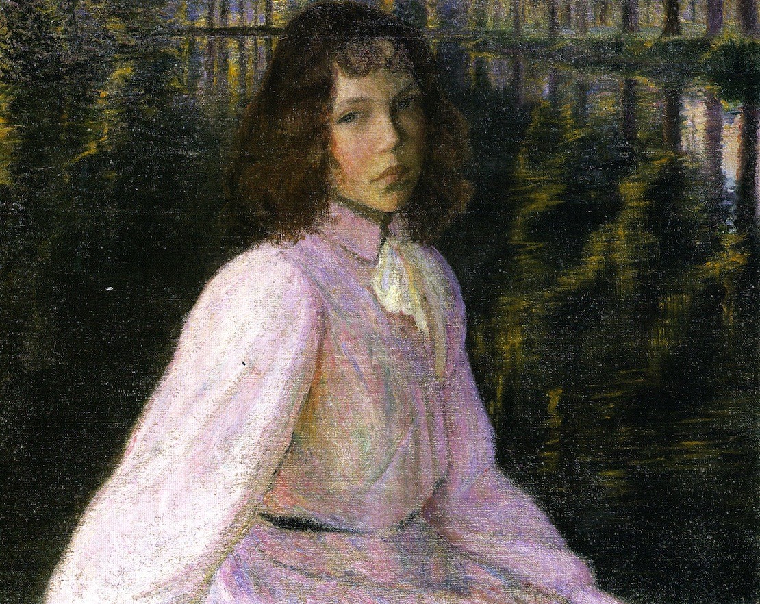 At the River's Head by Lilla Cabot Perry