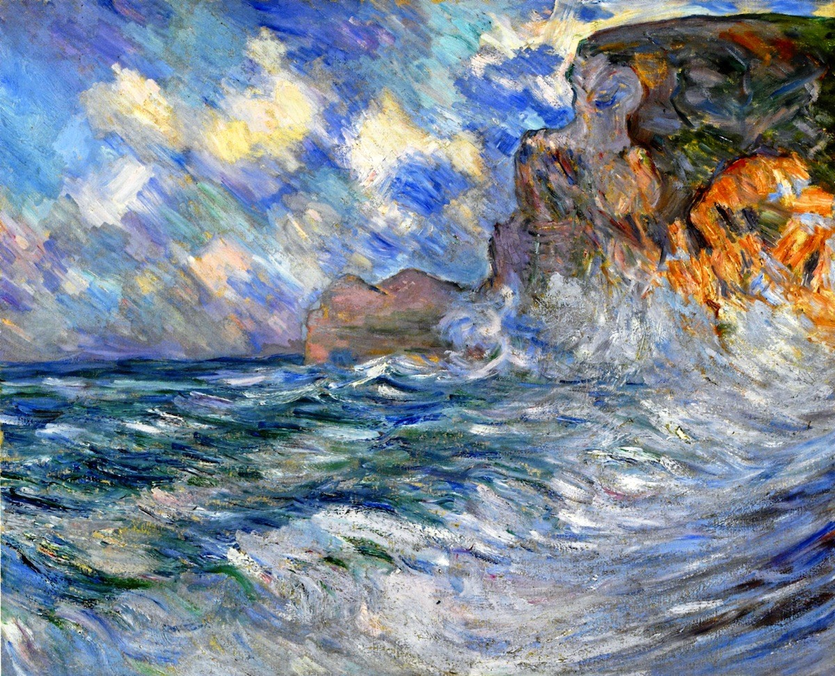 Cliffs at Etretat by Lilla Cabot Perry