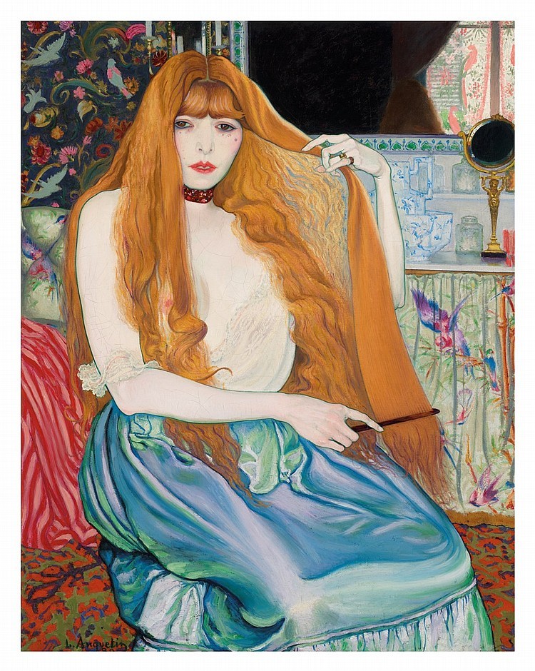 Woman at Her Toilette by Louis Anquetin