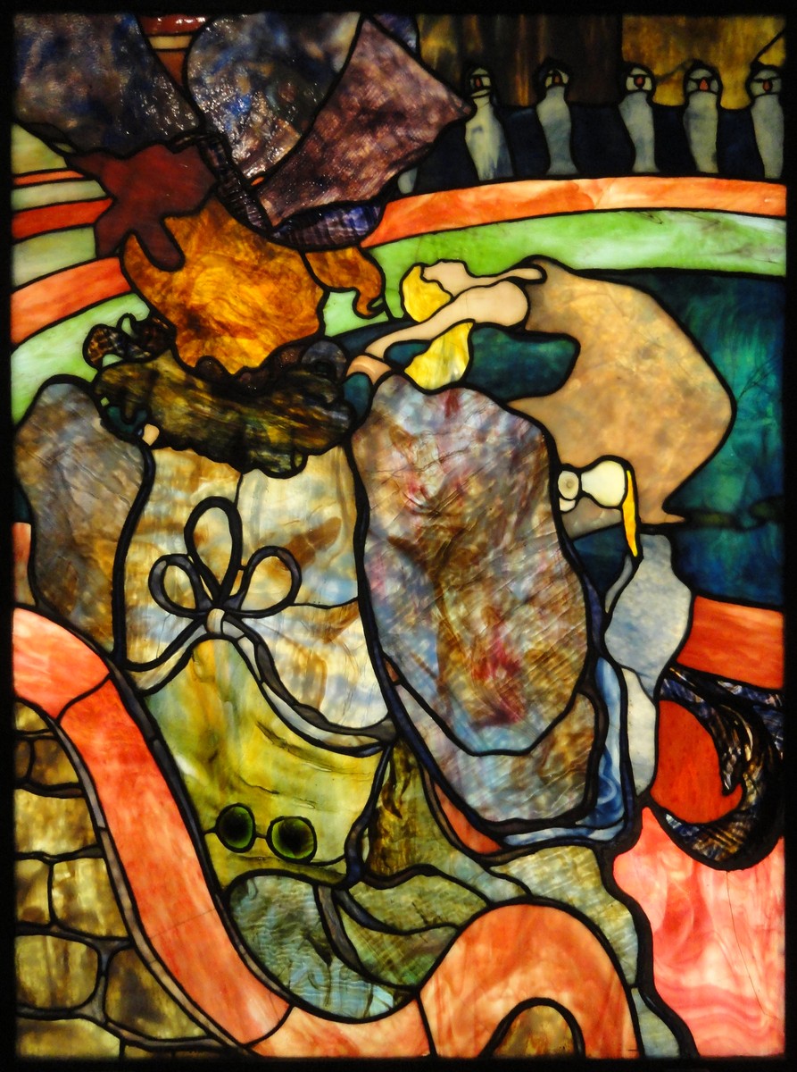 Au Nouveau Cirque, Papa Chrysanthème by Louis Comfort Tiffany