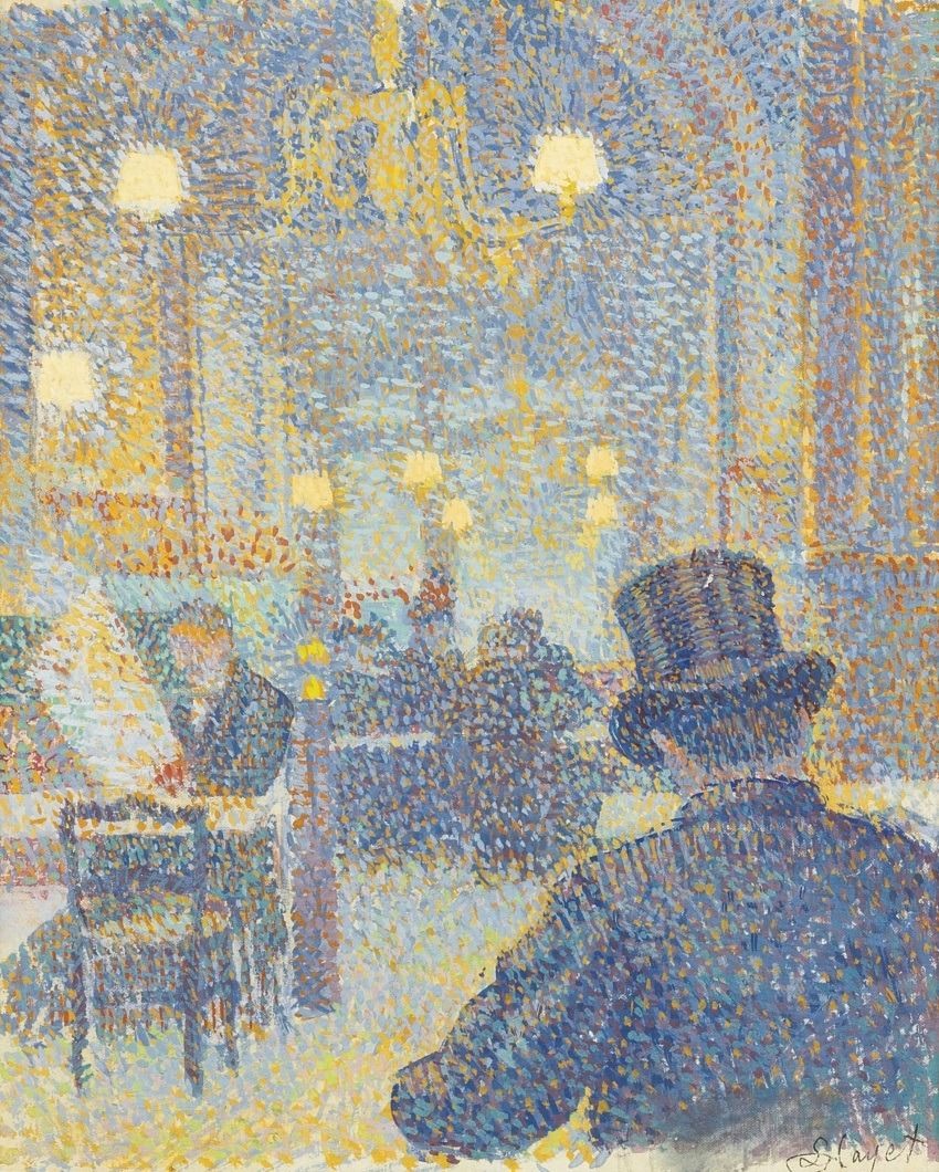 At the Cafe by Louis Hayet