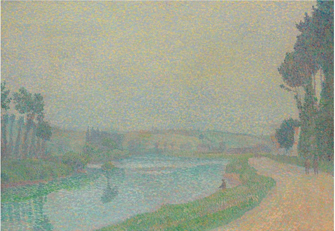 Bord De L'oise À L'aube, Pontoise by Louis Hayet
