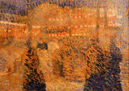 Fête Foraine, La Nuit by Louis Hayet