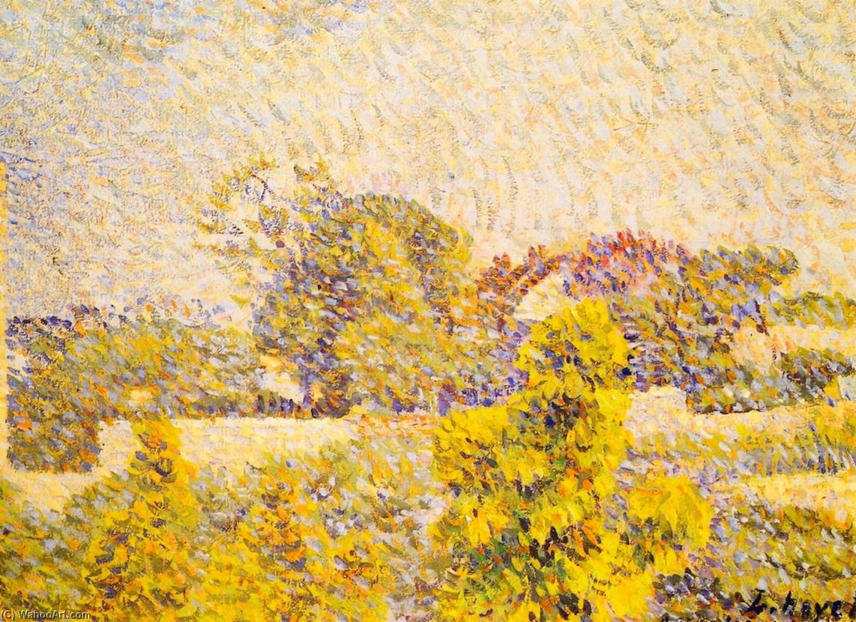 Landscape by Louis Hayet