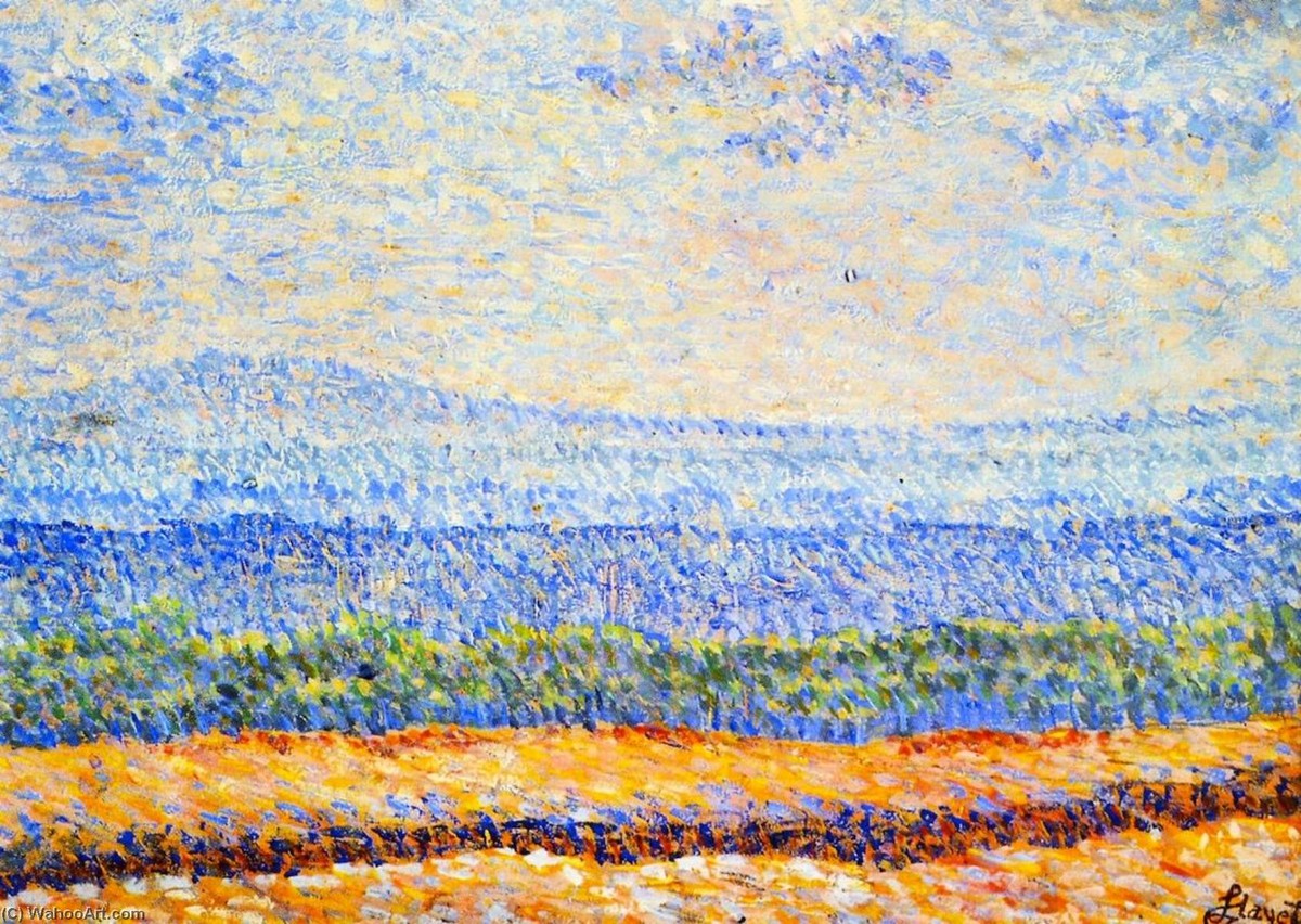 Landscape of Vexin by Louis Hayet