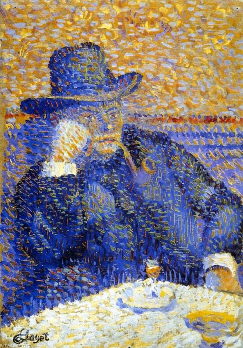 Man with a Pipe by Louis Hayet