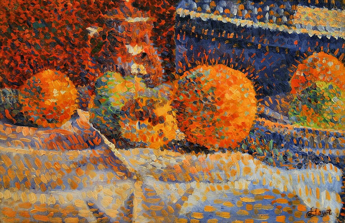 Nature Morte Aux Oranges by Louis Hayet