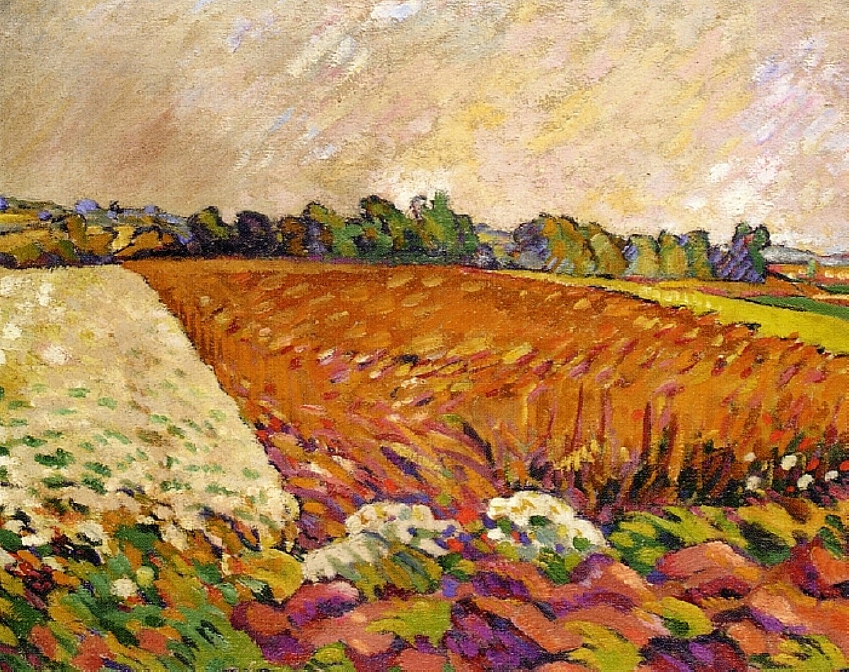 Field of Corn by Louis Valtat