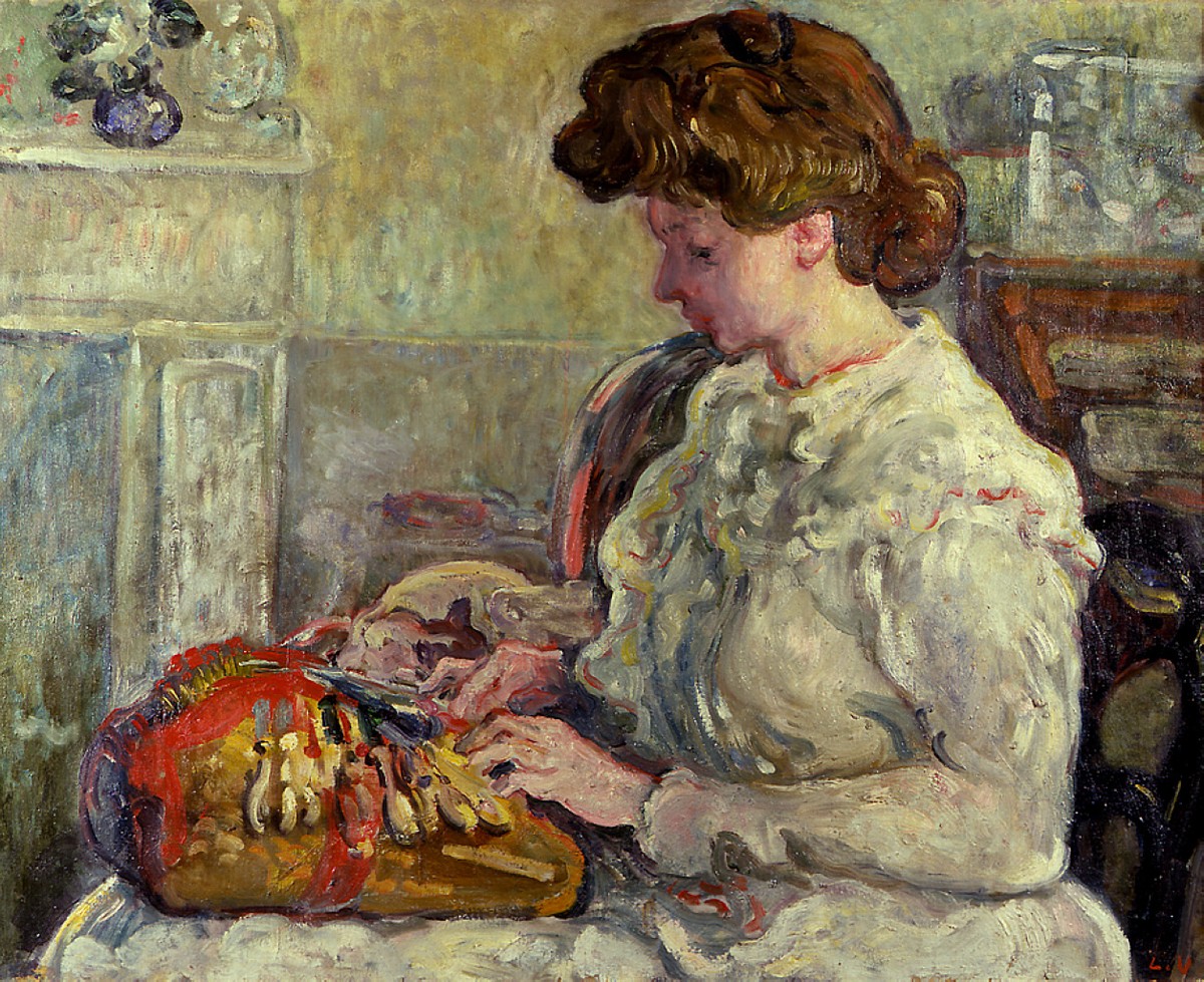 The Lacemaker by Louis Valtat
