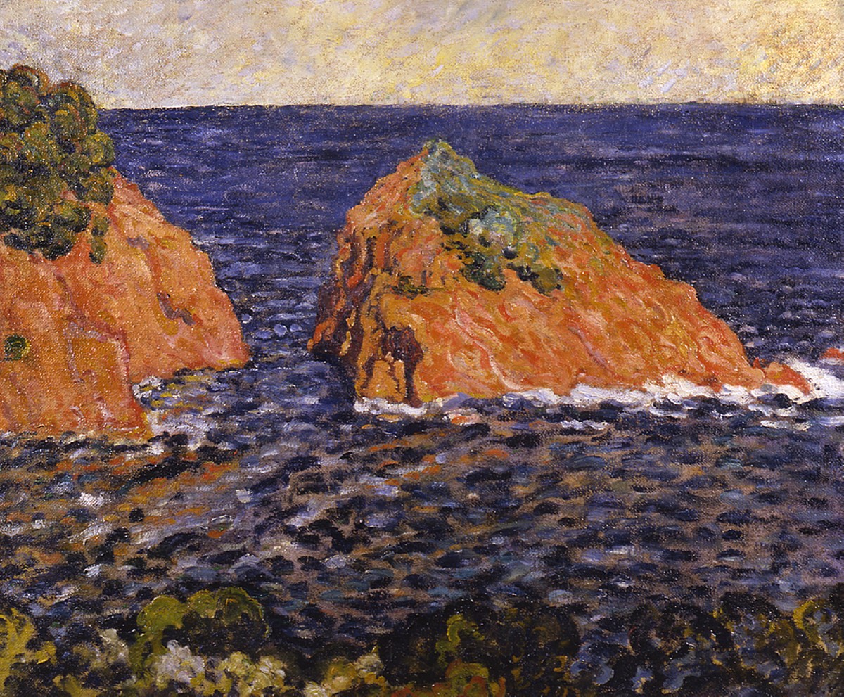 The Rock in the Sea by Louis Valtat