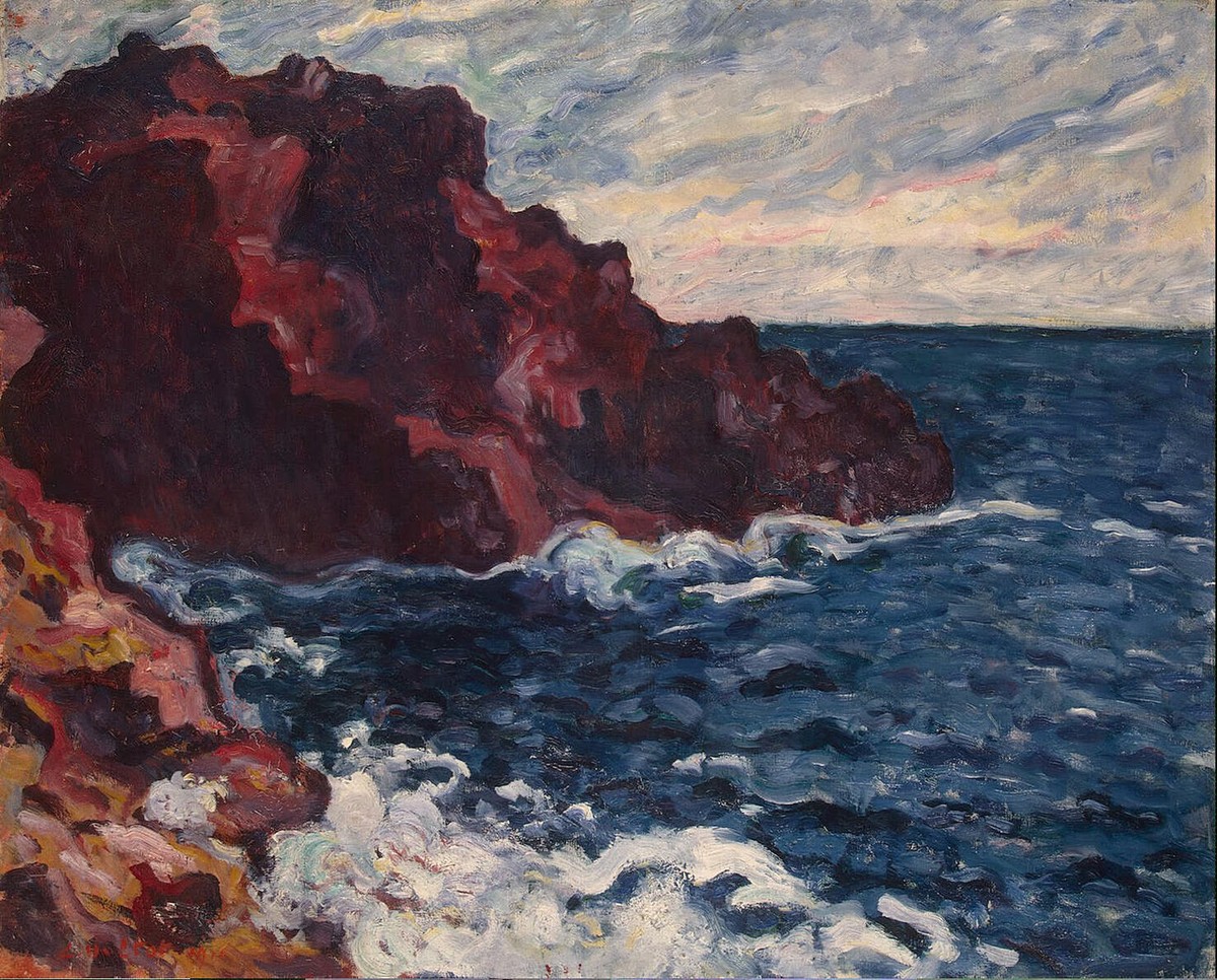 Violet Cliffs by Louis Valtat