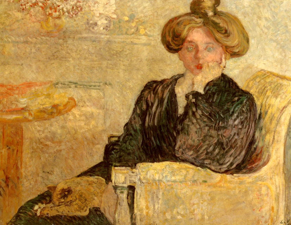 Woman in a wheelchair by Louis Valtat