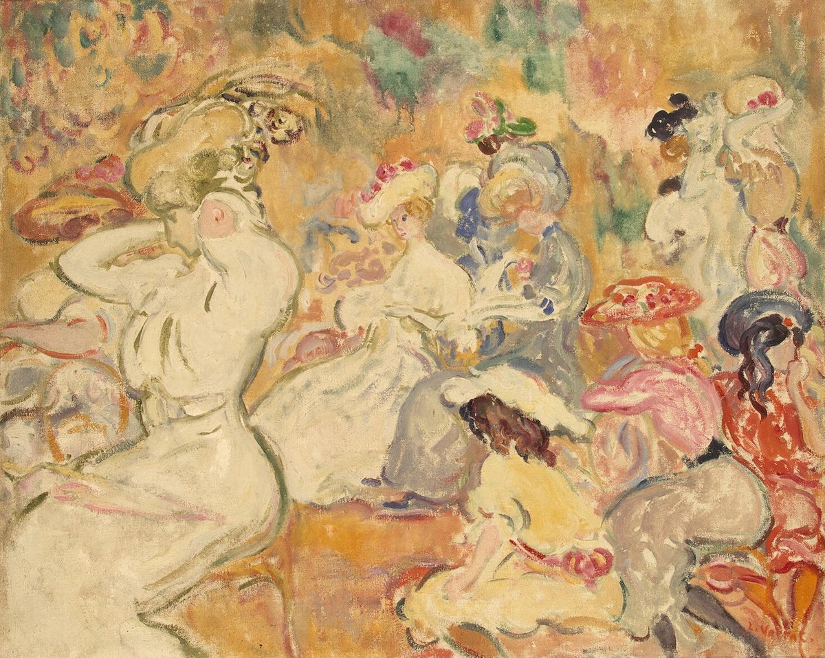 Young Women in the Garden by Louis Valtat