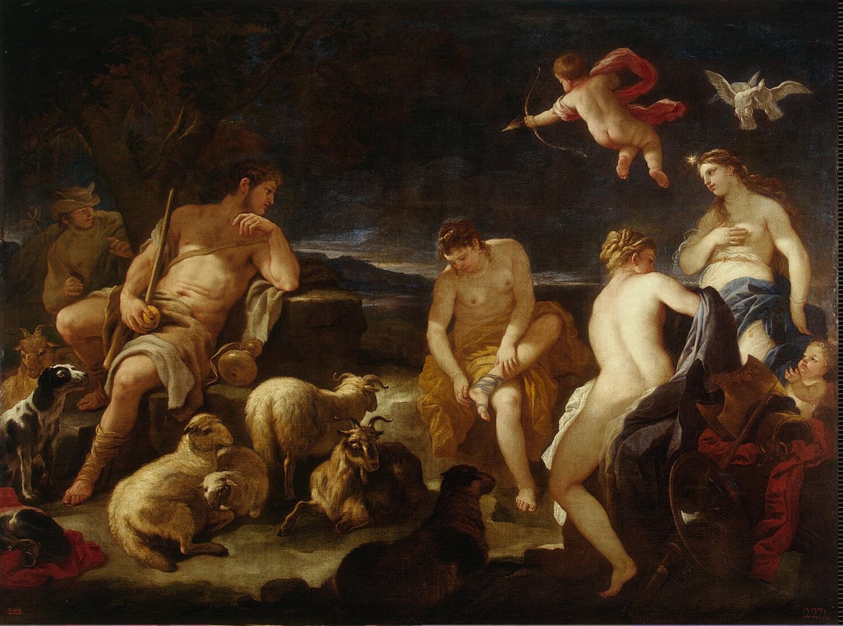 The Judgment of Paris by Luca Giordano