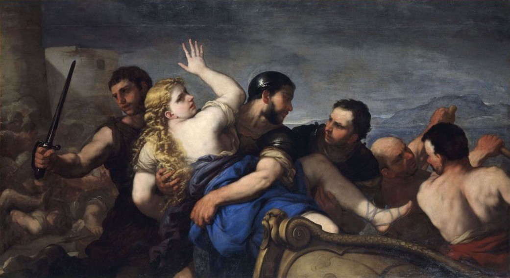 The Rape of Helen by Luca Giordano