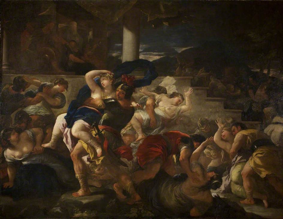 The Rape of the Sabine Women by Luca Giordano