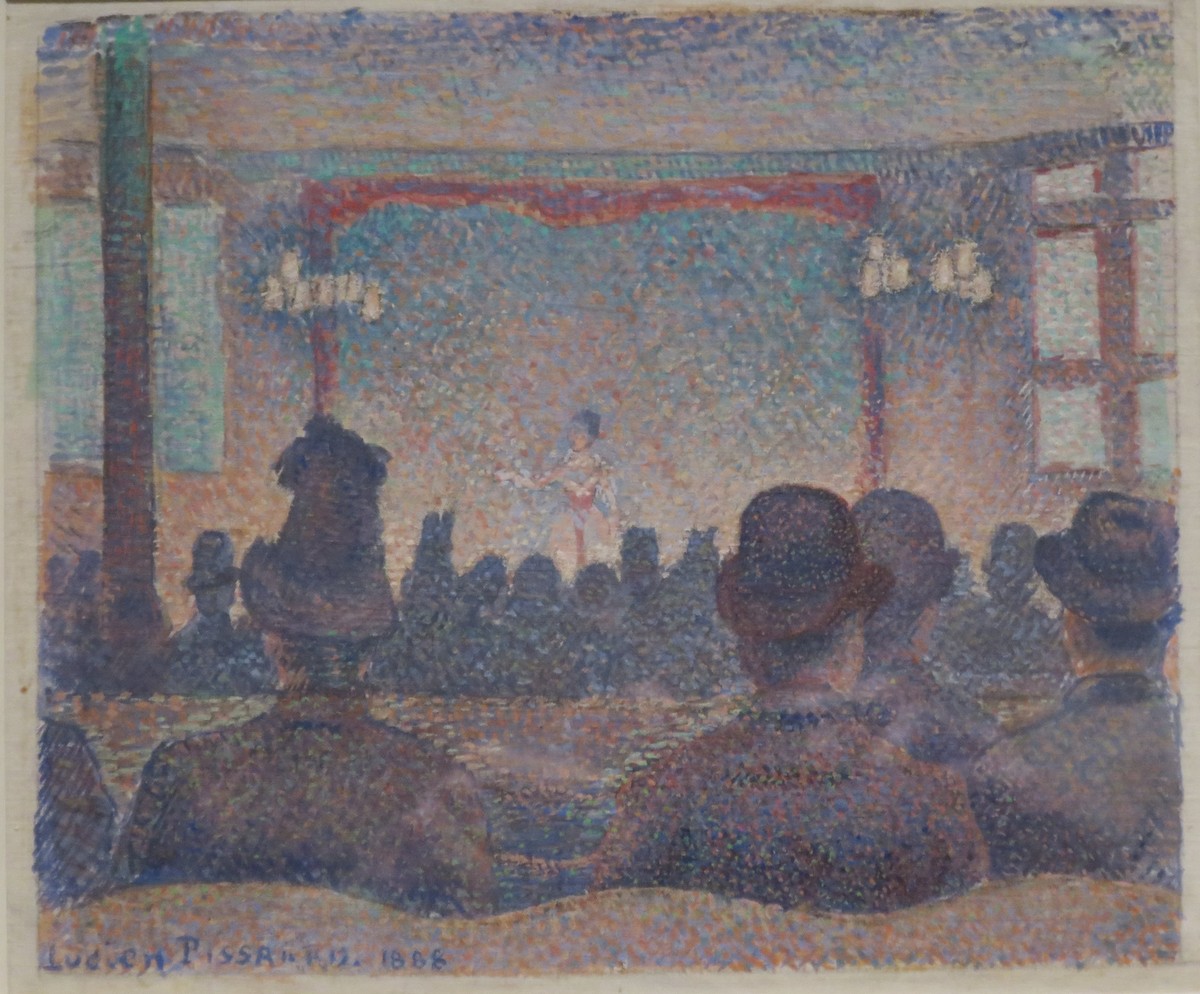 At the Café-concert by Lucien Pissarro