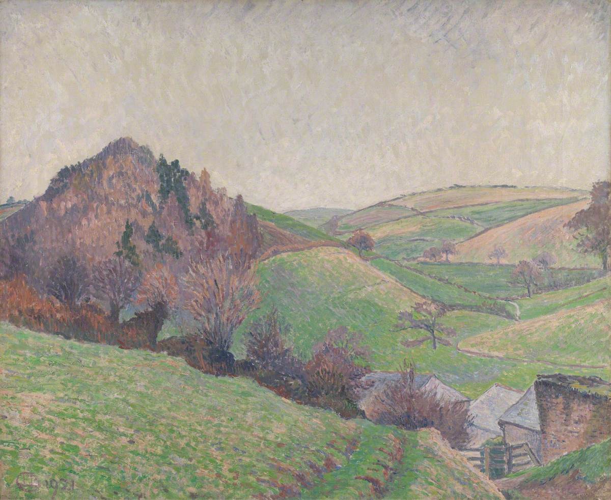 Blackpool Vale, Devon by Lucien Pissarro