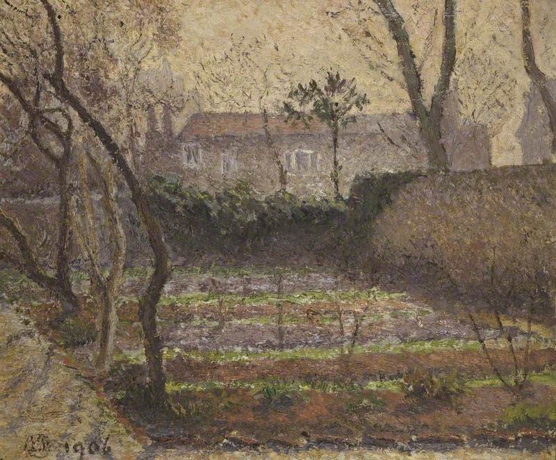 Hoar Frost, Chiswick by Lucien Pissarro
