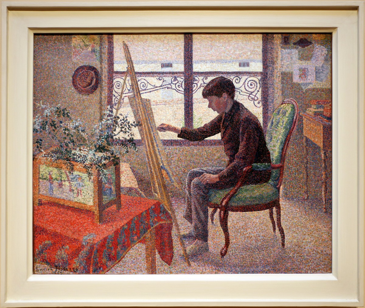 Interno dello studio by Lucien Pissarro