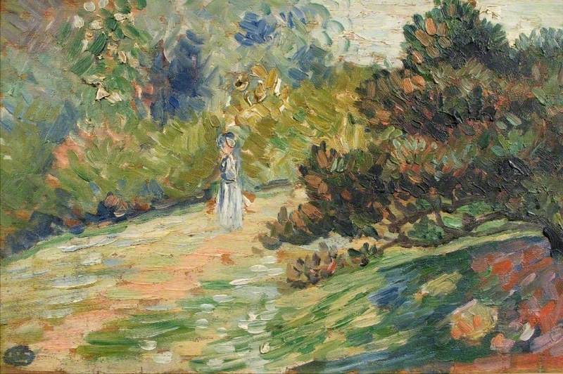 Kew Gardens, London by Lucien Pissarro