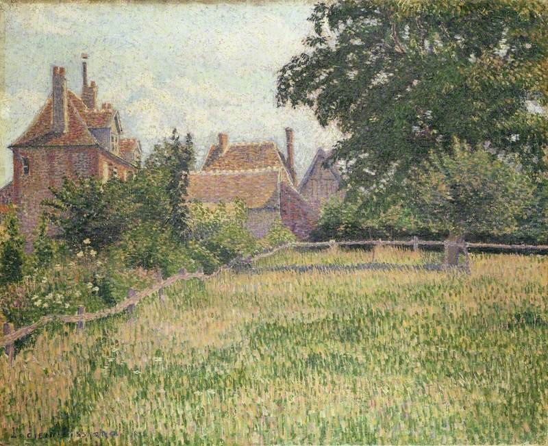 La Maison De La Sourde, Éragny by Lucien Pissarro