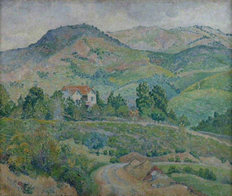 La Pierre D'Avignon, Le Lavandou by Lucien Pissarro