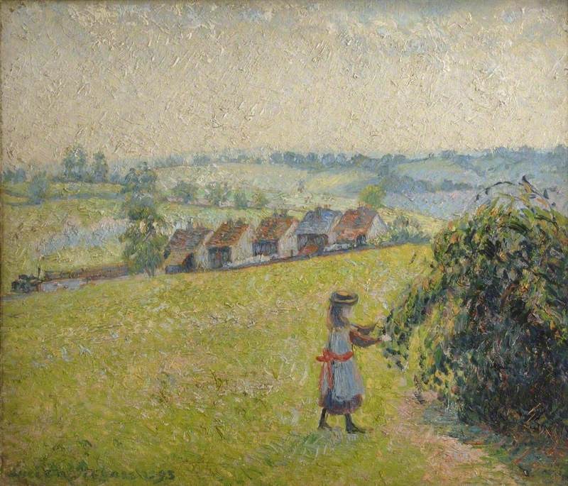 Landscape at Epping by Lucien Pissarro