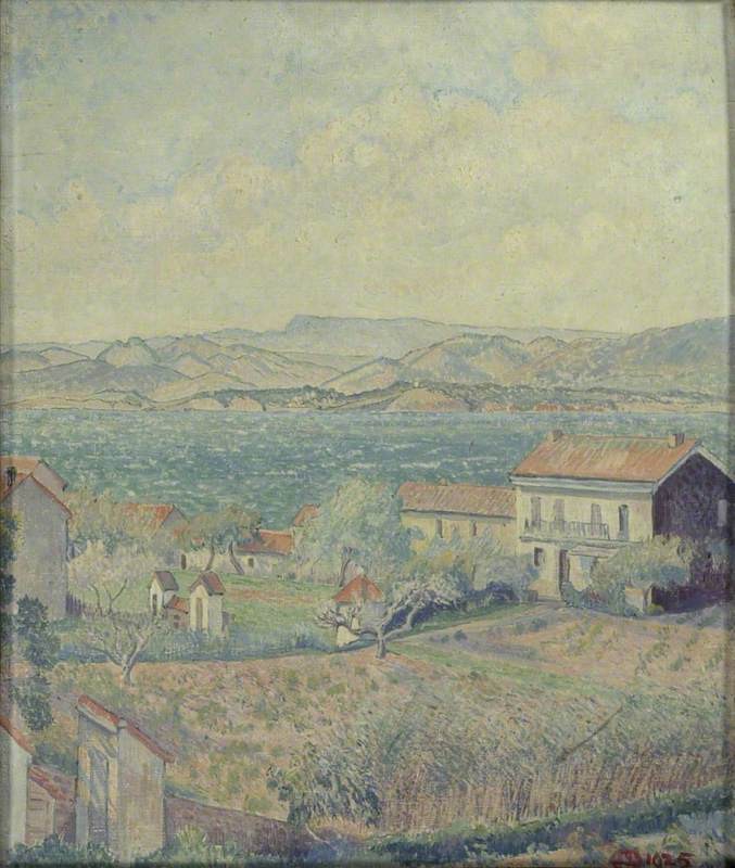 Le Mistral, Le Brusq by Lucien Pissarro