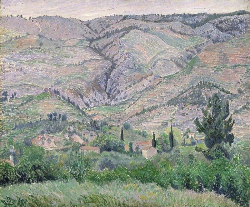 Le Ragas, near Toulon by Lucien Pissarro